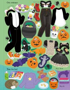 Sticker Dolly Dressing Halloween
