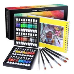 Set 36 acuarele + 6 pensule profesionale - Ohuhu