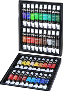 Set 36 acuarele + 6 pensule profesionale - Ohuhu