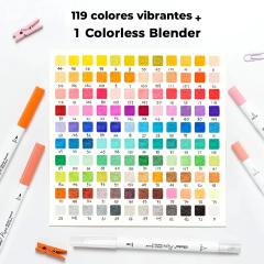 Set 120 carioci - Paper Friendly - Tip Brush