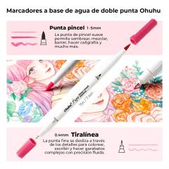 Set 120 carioci - Paper Friendly - Tip Brush