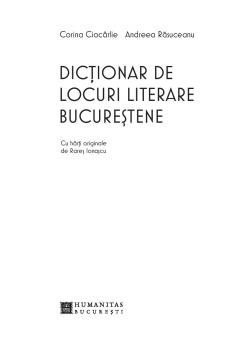 Dictionar de locuri literare bucurestene