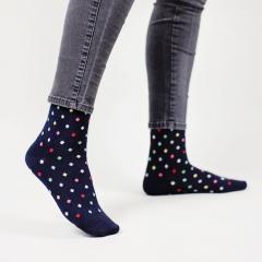 Sosete - Small Dots - Dark Navy
