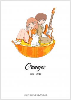 Oranges. Love+Kitties