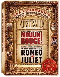 Baz Luhrmann's Epic Romances Box Set: Australia, Moulin Rouge, Romeo + Juliet