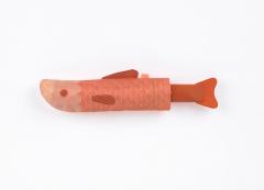 Umbrela - Fish, portocaliu