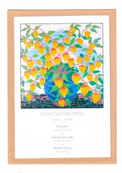 Felicitare - Clocotici, pictura in ulei