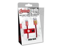 Cablu micro-USB - Iron Man 