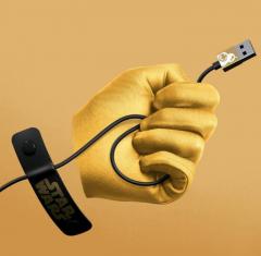 Cablu micro-USB - Star Wars BB-8 Gold