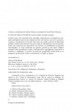 Cuvantarea a IV-a. Cuvantarea a V-a. Impotriva lui Iulian (I, II). Editie bilingva