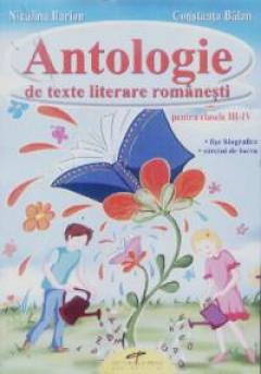 Antologie de texte literare romanesti pentru clasele III-IV