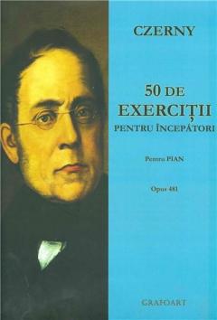 50 de exercitii pentru incepatori, pentru pian, opus 481