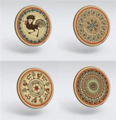 Set 4 suporturi pahare - Romania