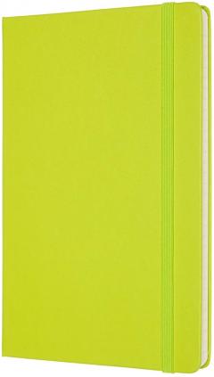 Carnet - Moleskine Classic - Large, Hard Cover, Ruled - Lemon Green