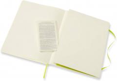Carnet Moleskine - Lemon Green Extra Large Ruled Notebook Soft