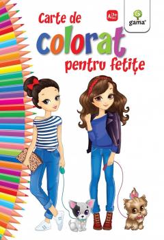 Carte de colorat pentru fetite
