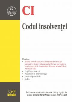 Codul insolventei. 4 martie 2020