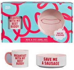 Set cana si castron pentru caine