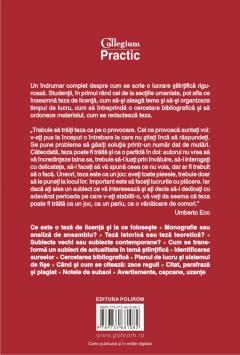 Cum se face o teza de licenta