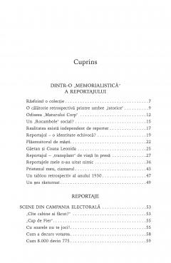 Reportajele mele, 1927-1938