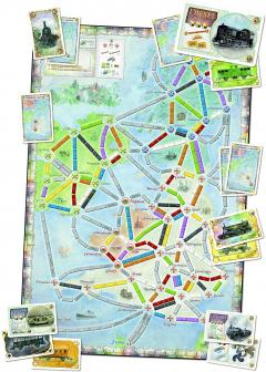 Extensie - Ticket To Ride: United Kingdom and Pennsylvania