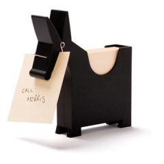 Morris Memo - Plastic Holder with Notes - Charcoal
