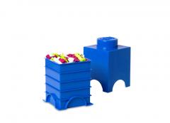 Cutie depozitare LEGO 1x1 albastru inchis (40011731)