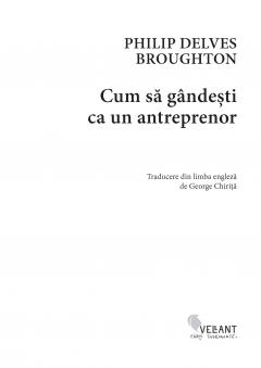 Cum sa gandesti ca un antreprenor