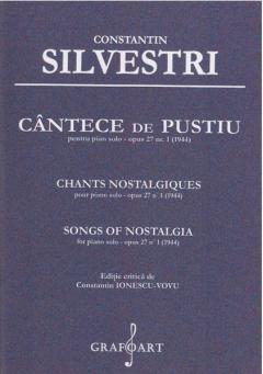 Cantece de pustiu pentru Pian solo opus 27 Nr. 1