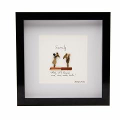 Tablou Family - Where Life Begins - Colectia Pebble Art