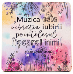Suport pahar - Muzica vibratia iubirii