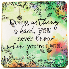 Suport pahar - Doing Nothing