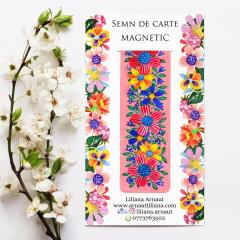 Semn de carte magnetic cu mesaj - mai multe modele