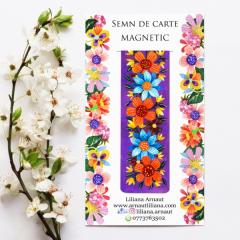 Semn de carte magnetic cu mesaj - mai multe modele
