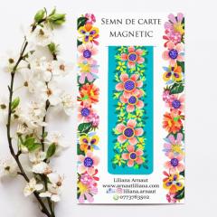 Semn de carte magnetic cu mesaj - mai multe modele