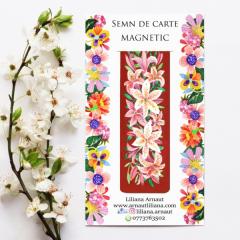 Semn de carte magnetic cu mesaj - mai multe modele