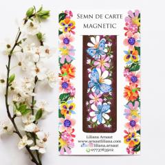 Semn de carte magnetic cu mesaj - mai multe modele