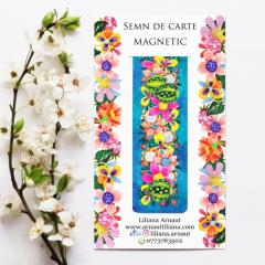 Semn de carte magnetic cu mesaj - mai multe modele