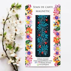 Semn de carte magnetic cu mesaj - mai multe modele