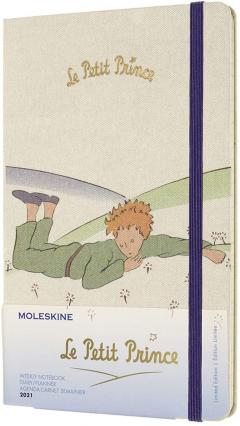 Agenda 2021 - Moleskine 12-Month Weekly Notebook Planner - Le Petit Prince - Planet, Hardcover Large