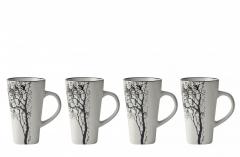 Set 4 cani espresso - Tree Sand