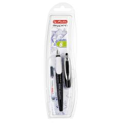 Stilou - Herlitz My Pen, penita M negru/alb