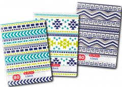 Caiet A4 patratele - Aztec - Modele diferite