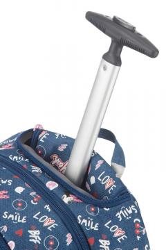 Ghiozdan cu roti - Color Funtime Disney - Minnie Doodles