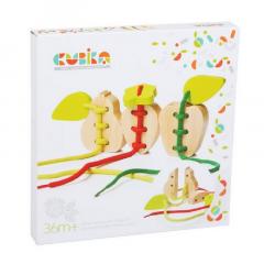 Jucarie din lemn - Snuruit cu Fructe