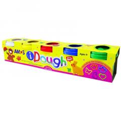 Set 5 plastiline iDough + 5 matrite Amos