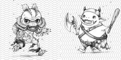 Pop Manga: Cute and Creepy Coloring Book