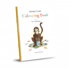 Monkey Crush Colouring Book