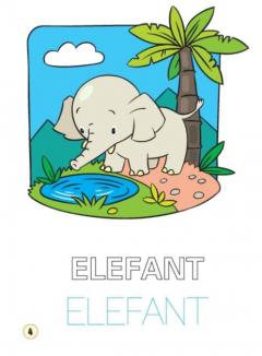 Limba engleza. Animale din savana (Colouring book)