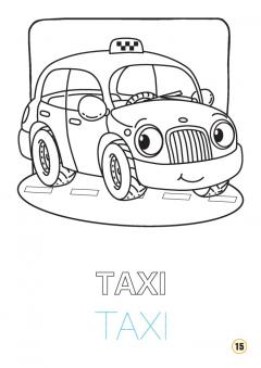 Limba engleza - Mijloace de transport (colouring book)